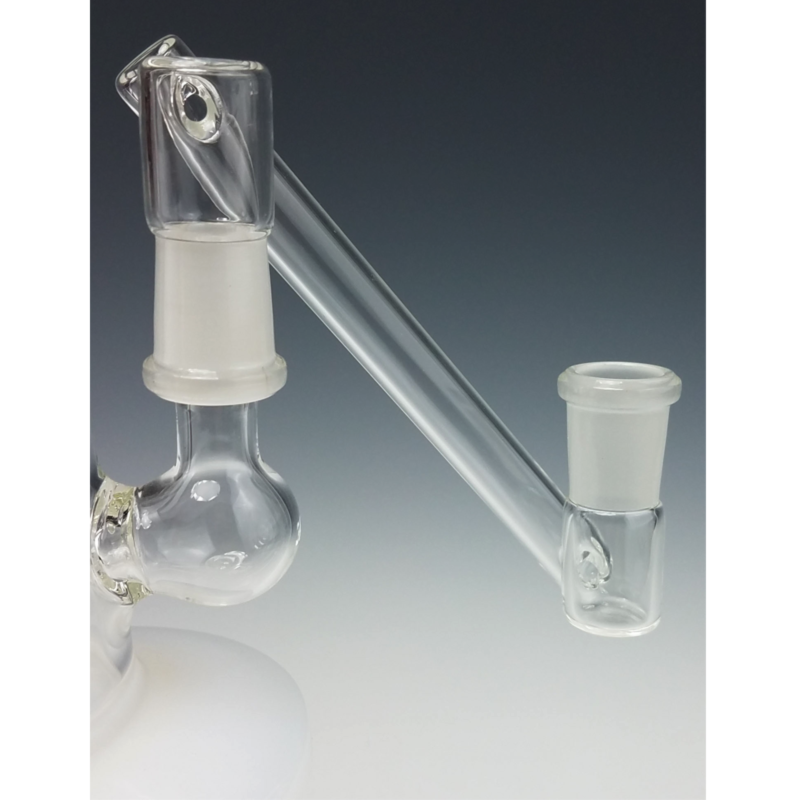 Mile High Glass Pipes 14mm Female x 14mm Female Drop Down Adapter Leafly